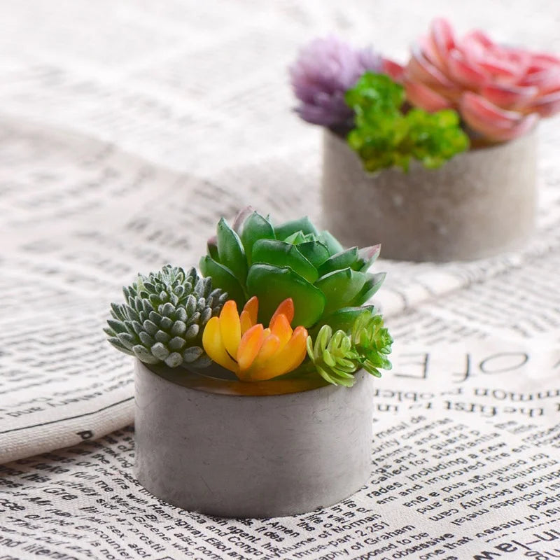 Food Grade Silicone Eco-Friendly Dishwasher Safe Concrete Mold for Succulent Plants Pot Planter Mould