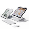 Boneruy Aluminum Alloy Multi Angle Height Adjustable 360 Degree Rotation Computer Laptop Stand Desktop Holder