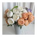 7 Seared Peonies Decoration Mariage Artificial Flowers Decorative