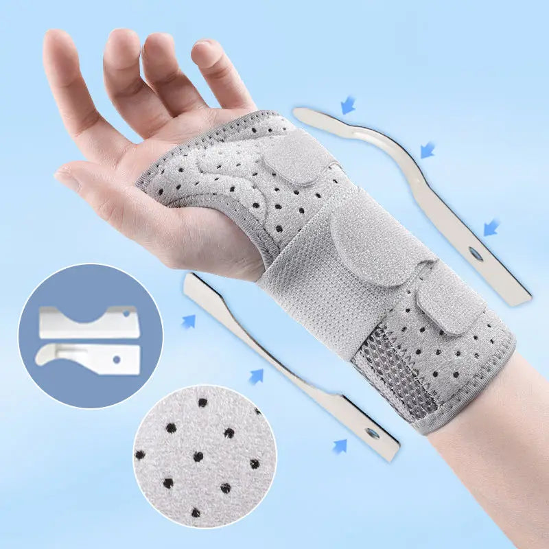 Premium Fixed Wrist Support Splints Stabilizer Compression Hand Brace for Wrist Pain Relief
