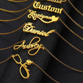 Personalized New Design Custom Name Pendant Charm Adjustable Chain Necklace Gift for Woman