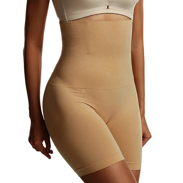 Womens Ladies Nylon High Elastic Tummy Control Shapewear Body Shaper Shorts