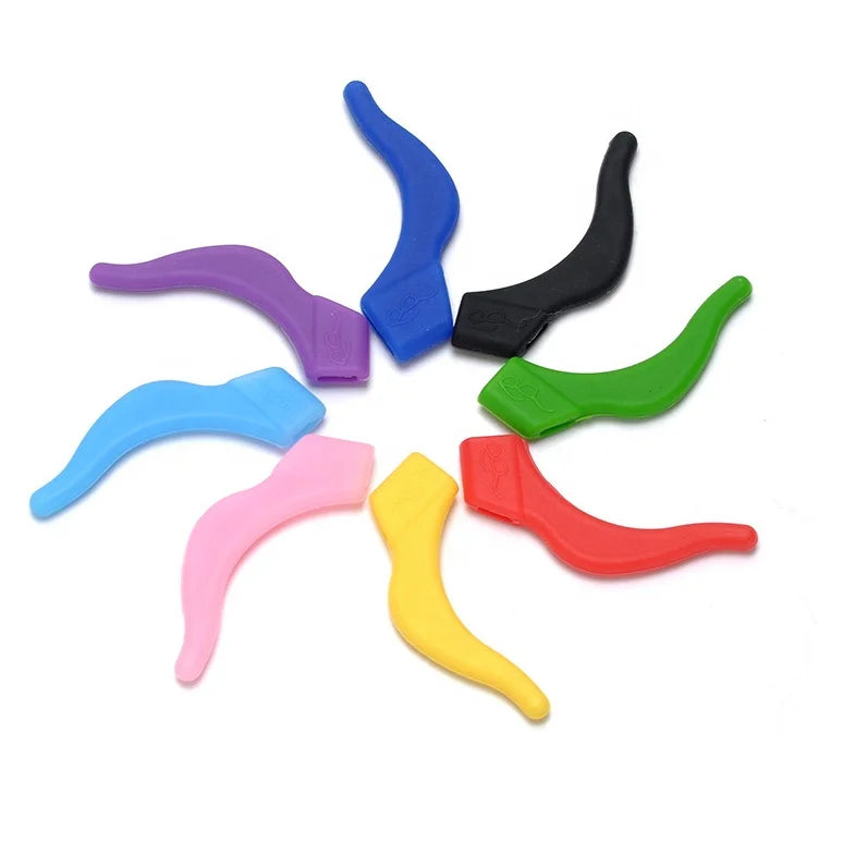 Soft Comfortable Eyeglass Ear Grip Anti-slip Silicone Ear Hook Holder Glasses Temple Tips Sleeve Retainer