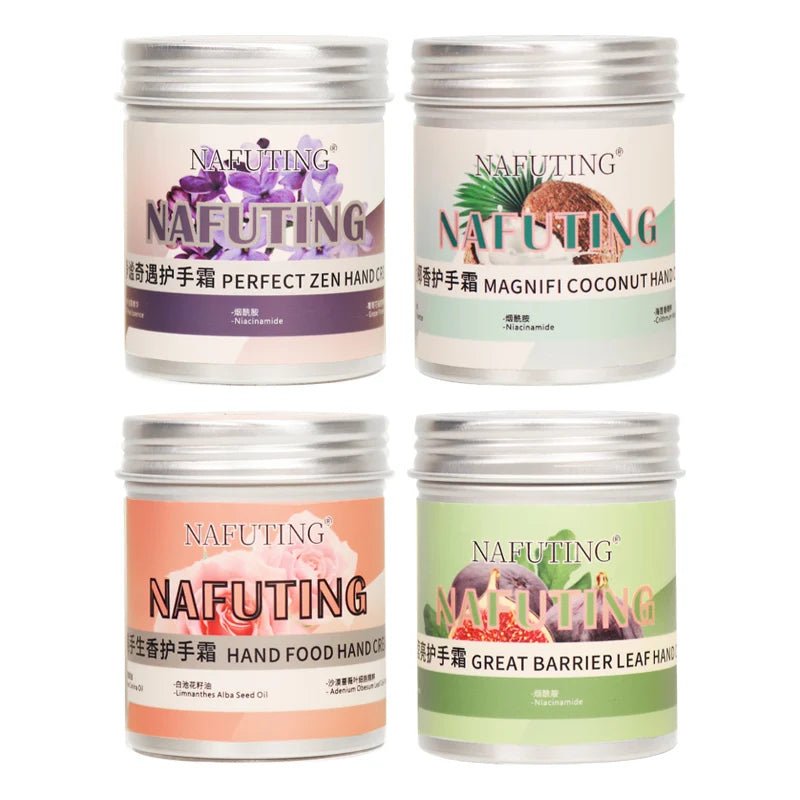 Customized Logo Herbal Eco-Friendly Hand Cream Gift Set Floral Fragrance Whitening Moisturizing Nourishing Anti-Dry Firming