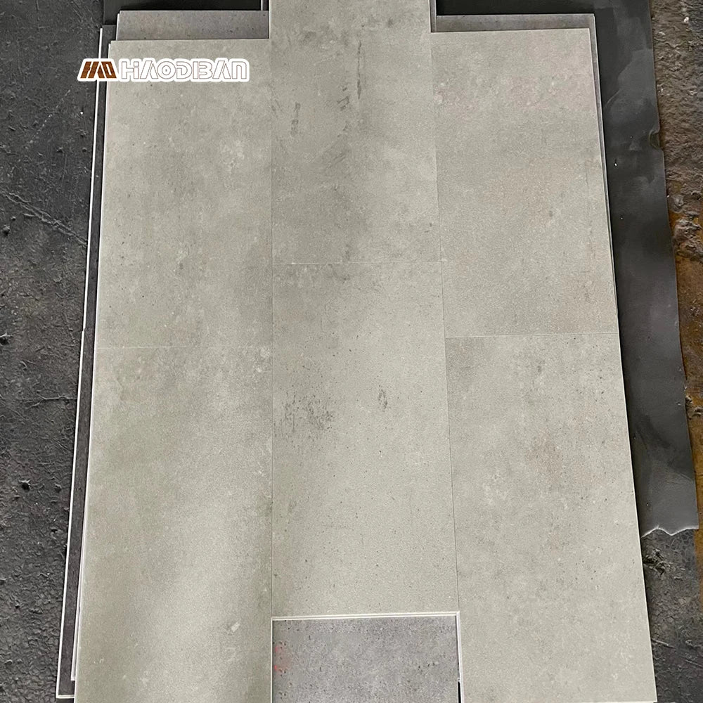 310x620x5.0mm Cement Concrete Marble Grain Clip Core Rigid Vinyl Click SPC Flooring Tile