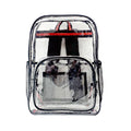2023 Clear Backpack With Reinforced Straps Waterproof Transparent PVC School Backpack for Work & Sport Event