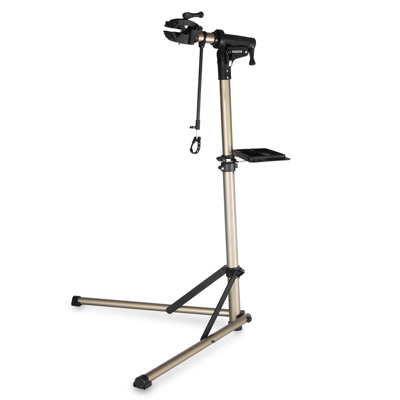 Champagne Metal Bike Rack Adjustable Bicycle Display Stand Bike Repair Rack Stand