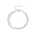 Bestie Handmade Jewelry INS Simple Irregular Geometric Bracelet Silver Rubble 925 Sterling Silver Beaded Bracelet