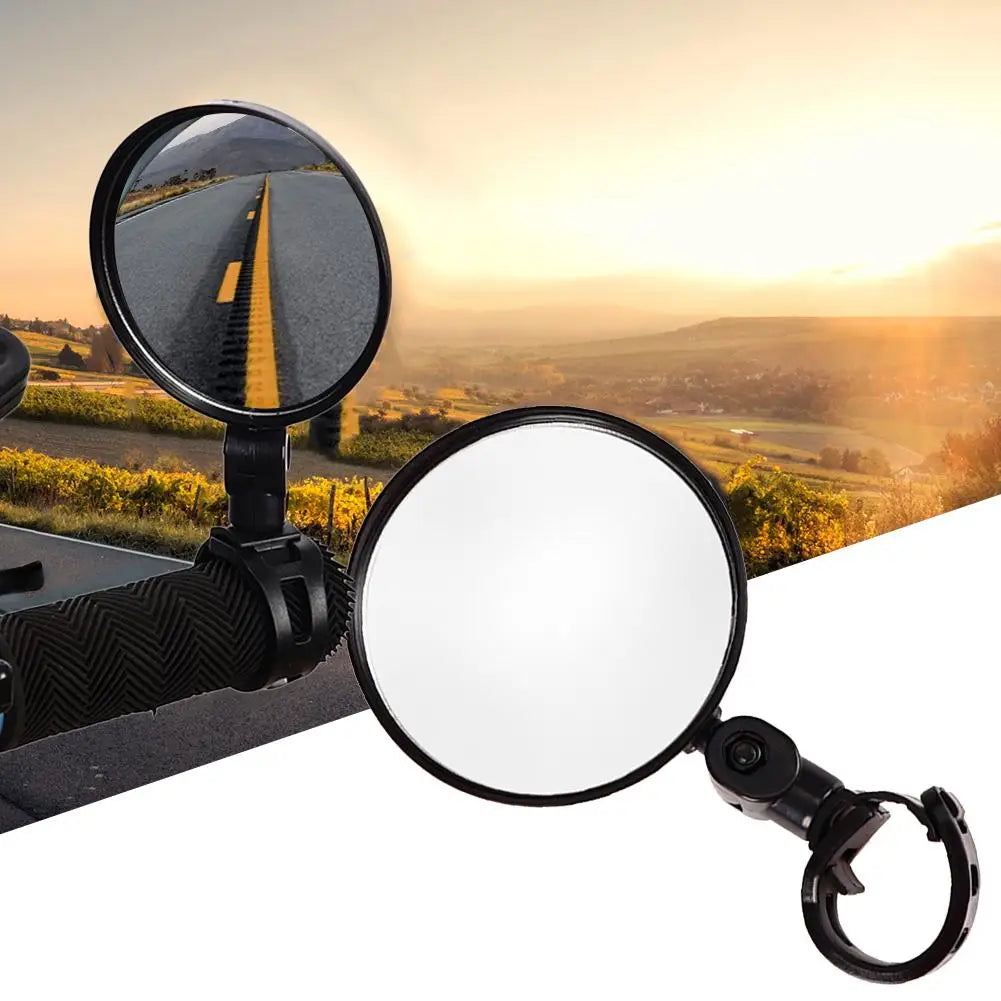 Mijia M365 Electric Scooter Parts 1/2x 360 Rotating Rear View Mirror with Back Wing Reflector Enhanced Safety Feature