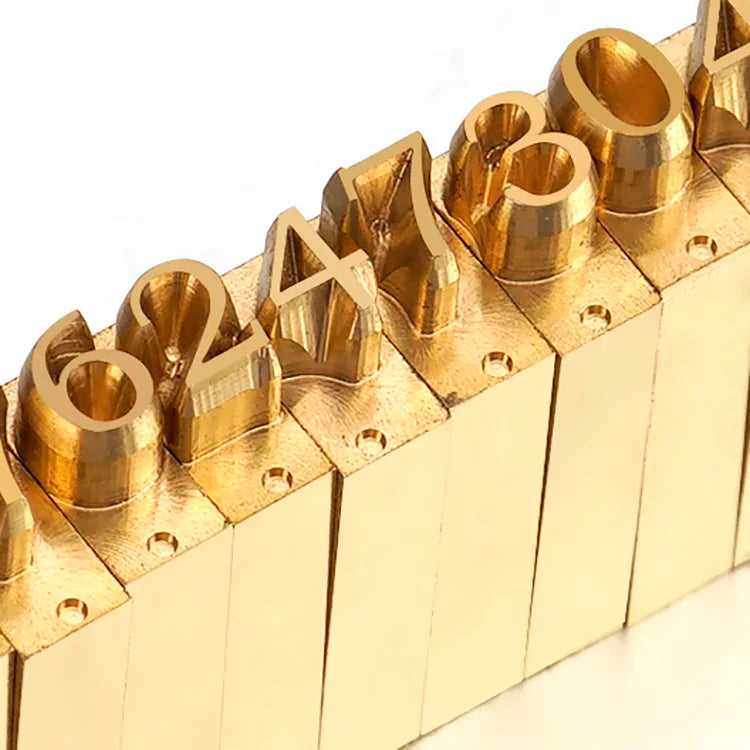 Economical Best Price Office Branding Tool Copper 24 Letters Arabic Numerals Replaceable Brass Stamp Movable Household Appliance