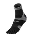 Wholesale Custom Men's and Women in Stock Crew Long Black 5 Finger Toe Socks Five Finger Injinji Toe Socks