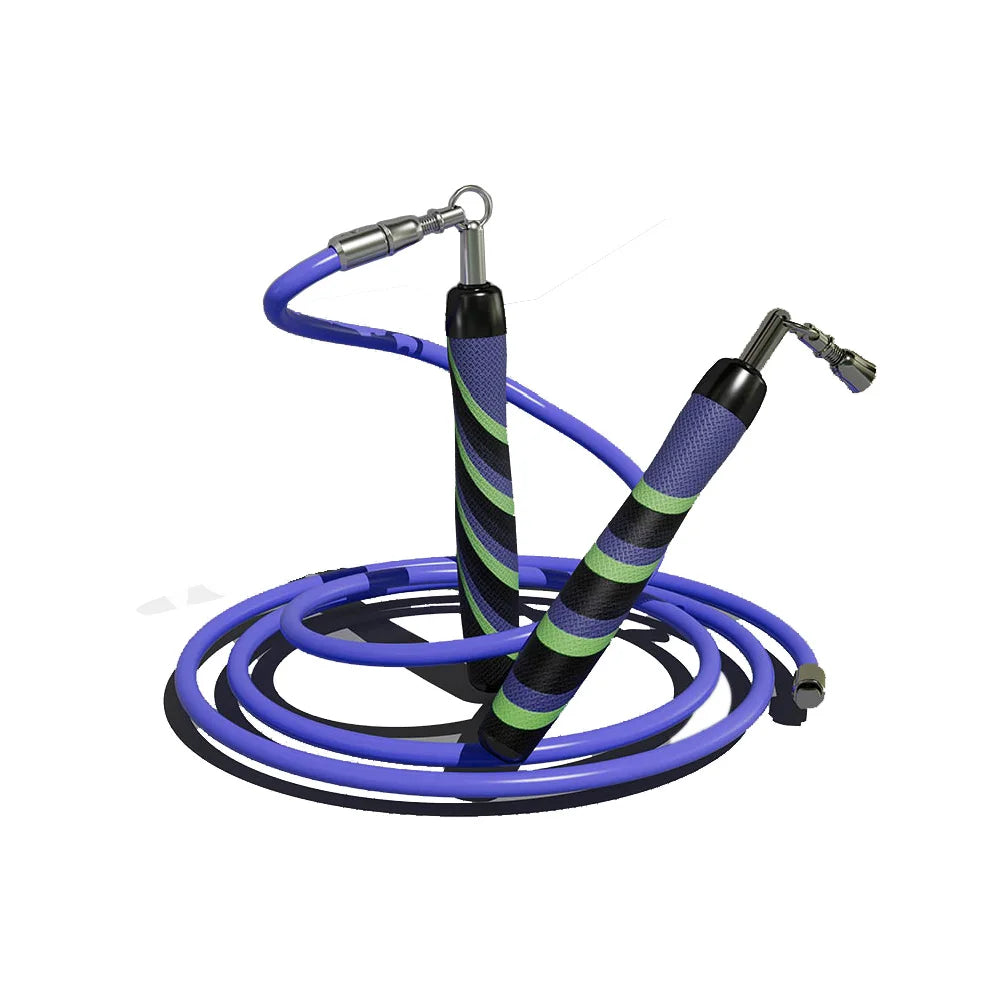 Mogold T80 Aluminum Alloy Weighted Double Bearing PU Rope PVC Jump Rope Adjustable Length Customizable Diameter-Unisex Factory