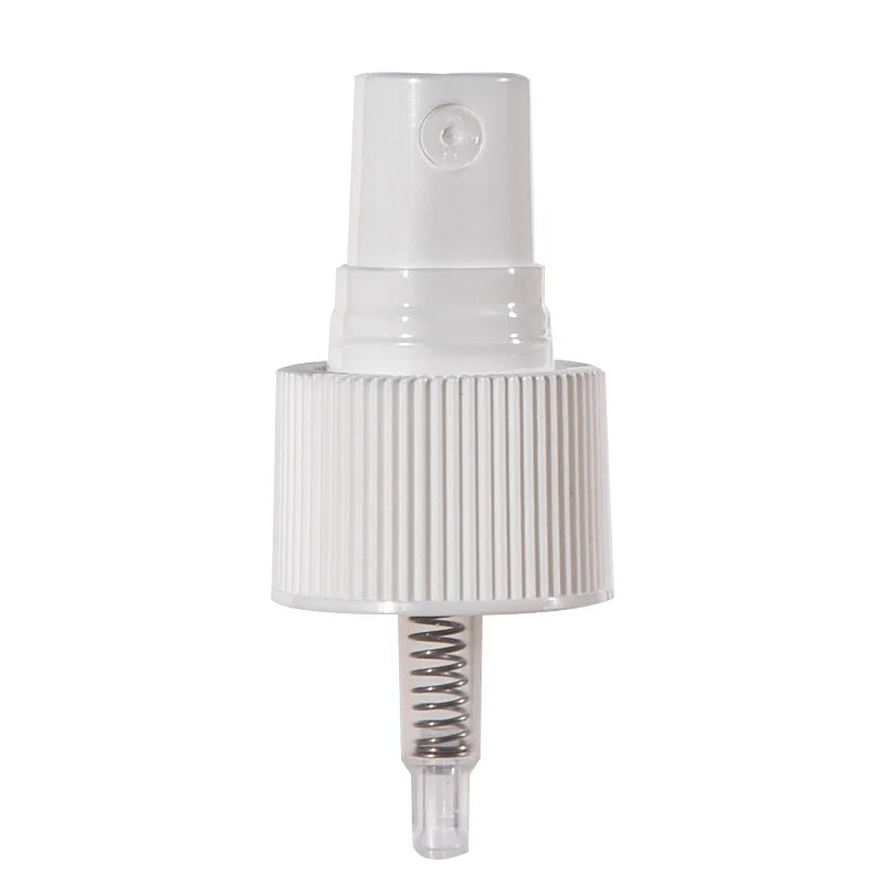 In Stock White PP Plastic 24-410 Fine Mist Sprayer Tip Sprayer with clear Outer Cover and 2.5mm Dip Tube Perfume Sprayer