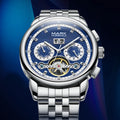 Mark Fairwhale 3ATM Waterproof 316L Stainless Steel case Skeleton Visible Movement Automatic Mechanical Mens Watch