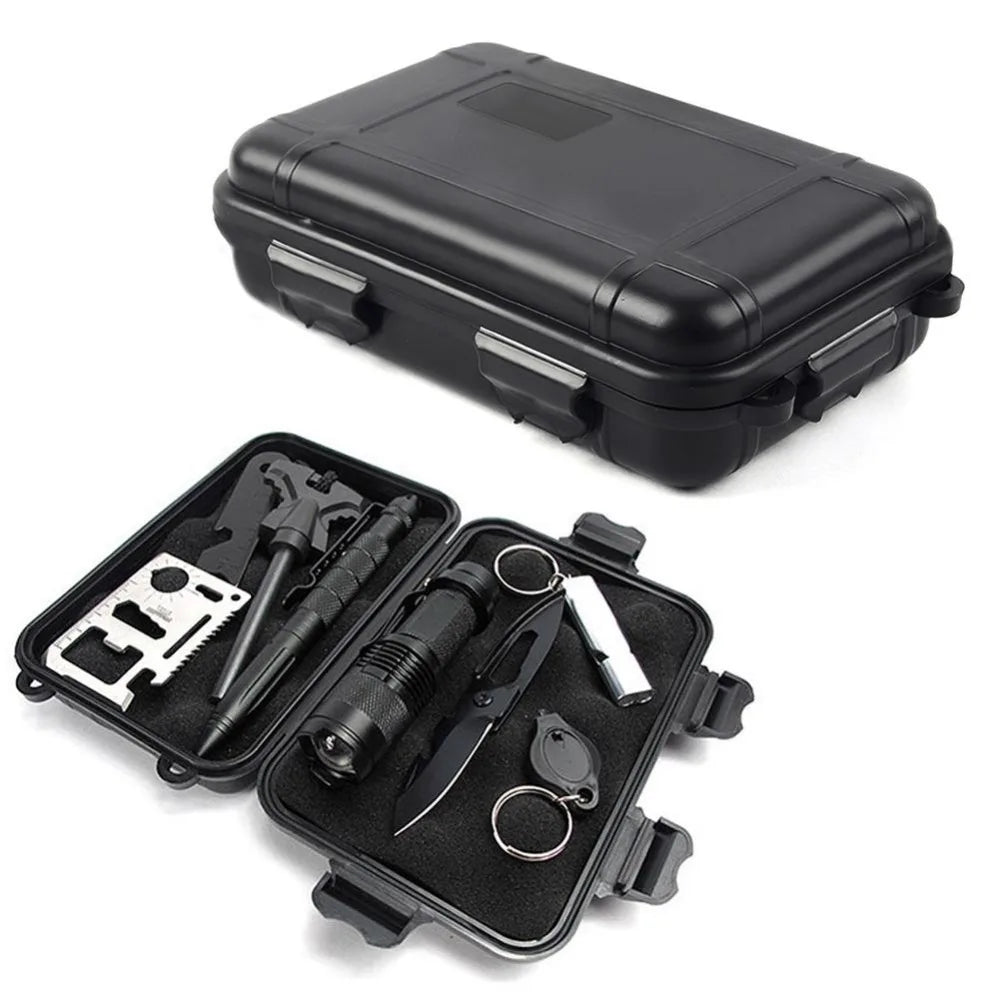 Portable Plastic Sealed Tool Box Dry Box Storage Container Outdoor Survival Box EDC