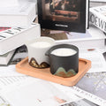 Private Label Sexy Body Pedicure Massage Candle Natural Scented Soy Wax Ceramic Jar Spout Handmade Natural Scented Massage