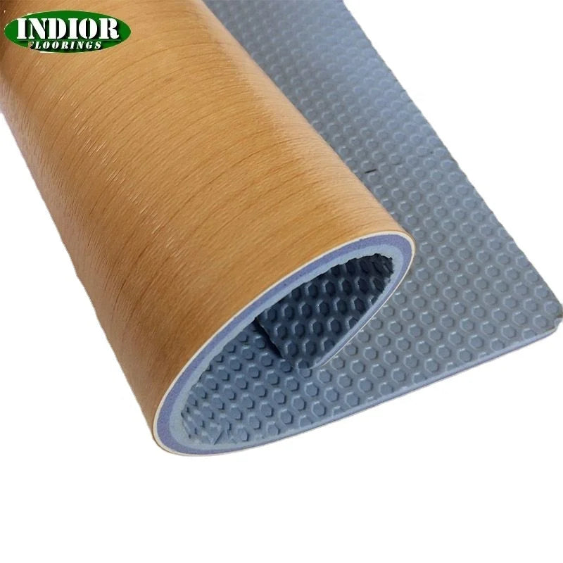 European Design PVC Vinyl Sport Flooring Tiles 4.5mm Grain Indoor Gym Schools Offices Basketball Courts Versatile Use Hotels