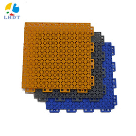 Portable Interlocking PP Tennis Court Base Tiles - Temporary Outdoor Sport Flooring Base for Volleyball and Tennis Courts