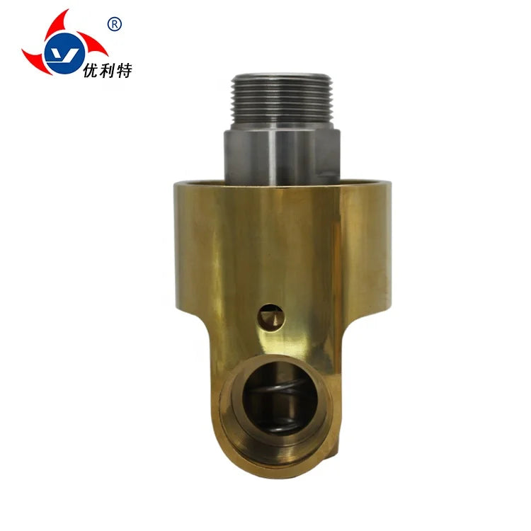 Polished Brass 50A NPT Threaded Rotary Union Water Pipe Fitting with Surface Treatment High-quality Pipe Fitting Product