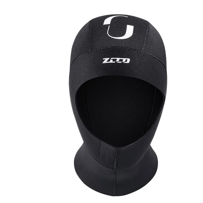Wholesale 5mm Thick Neoprene Winter Swimming Wetsuit Hat Cap Blind Stitched Keep Head Warm Snorkeling Diving Hood for Surfing
