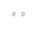 2023 INS Fashion 925 Sterling Silver Chic Punk Plain Heart Silver Hoop Earring Fine Jewelry for Women