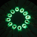 Luminous 12 Chinese Constellations Zodiac Necklace Tiger Dragon Animal Imitations Jade Crystal Drop Pendant Women Men Jewelry