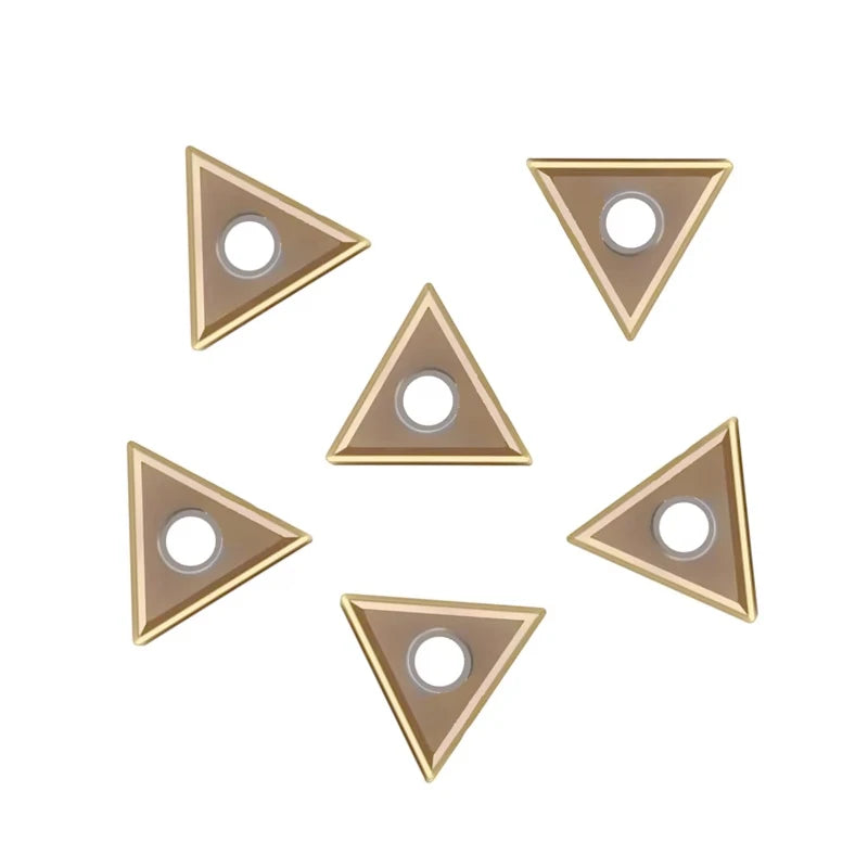 TNMG160404/08 CNC Metal Lathe Cutting Tool Turning Carbide Insert PVD Coating OEM Support Triangle Shape for Stainless Steel 10P
