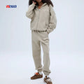 Clothing Women Luxury 2025 Wholesale Coords Set for Women Loose Custom Blank Tracksuit 2 Piece Sweatpants and Zip up Hoodie Set