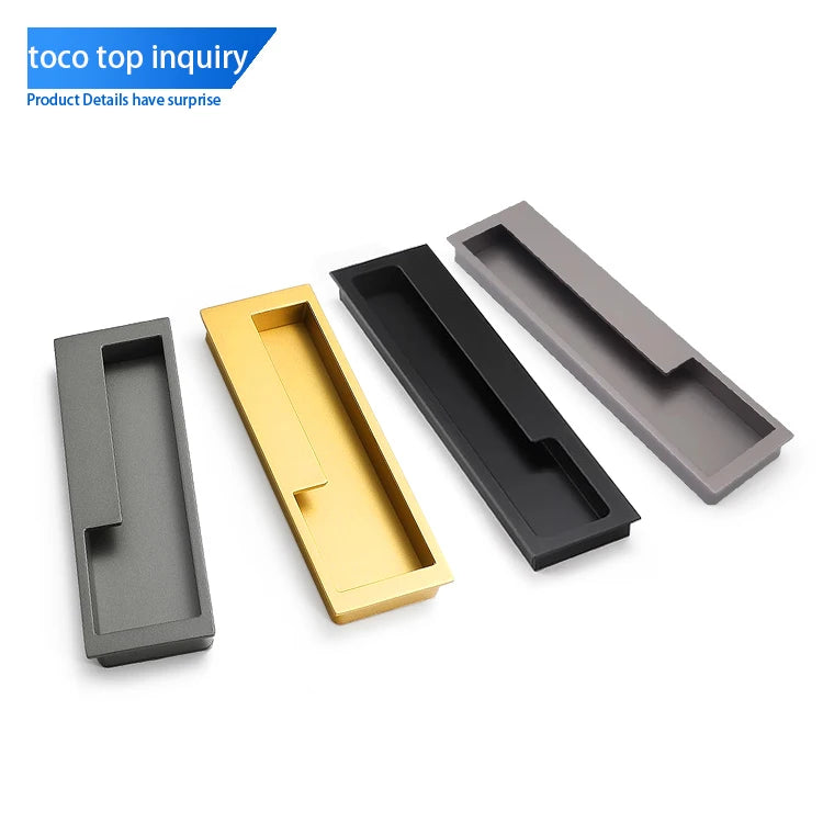 Toco Modern Zinc Alloy Furniture Handles Knob Customized Hollow Tube Kitchen Cabinet Set with Handles for Home & Drawer Usage