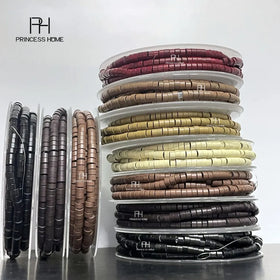 Private Label 4.0*2.0*3.0 mm Size 1000 Pcs Pre-bonded Silicone Micro Ring Beads Hair Lines Beads for Hair Extensions