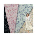 Manufacture 125GSM Printed 100% Polyester Printed Floral Korean Crepe Sheer Digital Print for Lady Dresses
