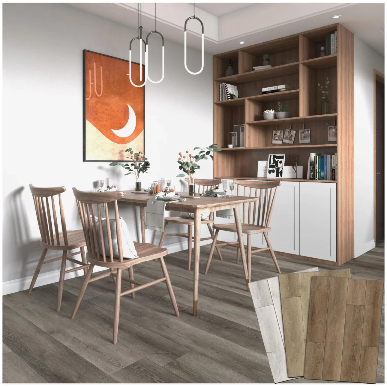 China Manufacturer Waterproof Rigid Core 4mm-8mm Click Lock SPC Vinyl Flooring