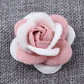 Handmade DIY Cloth Flower Artificial Rose Head Artificial Flower for Wedding Home Decoration