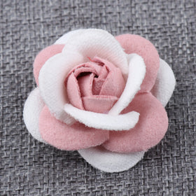 Handmade DIY Cloth Flower Artificial Rose Head Artificial Flower for Wedding Home Decoration