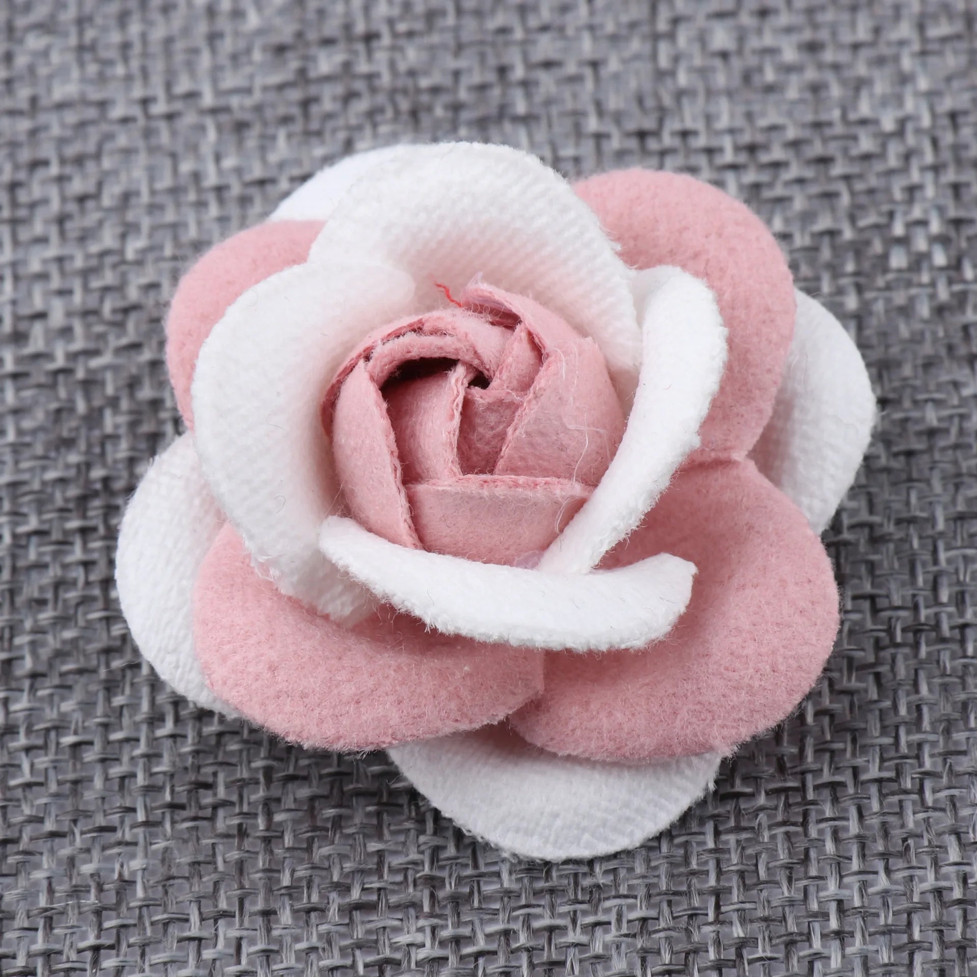 Handmade DIY Cloth Flower Artificial Rose Head Artificial Flower for Wedding Home Decoration