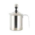 Stainless Steel Coffee Tools Milk Creamer Double Layer Filter Screen Cappuccino Latte Foam Coffee Printer Manual Milk Frother