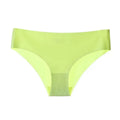 New Designs Woman Ice Silk Panty Solid Low-waist Seamless Laser Cut Underwear Traceless Comfortable  Breathable  Panties