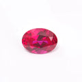 Factory Price Lab Ruby Gemstones Hydrothermal Lab Ruby Oval Shape Fancy Shape for Jewelry Making