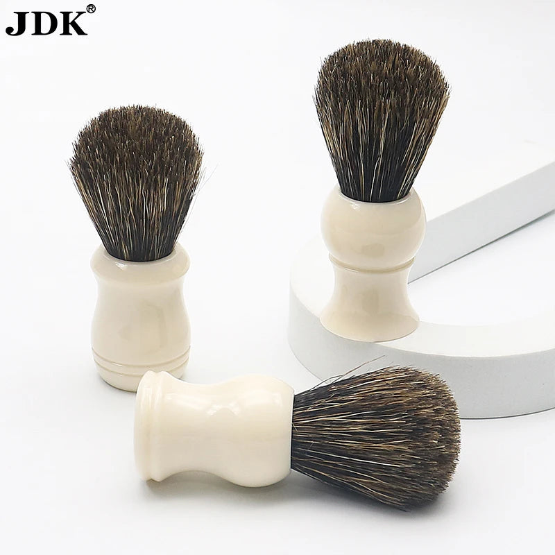 White Color Boar Bristle Shaving Brush Brber Using Shaver Brush