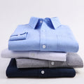 OEM Custom Men's Casual Business Dress Shirts Breathable Fashionable Solid Pattern Long Sleeve for Spring Season