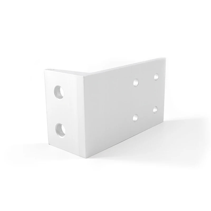 China Supplier 7138 40*80mm Silver Anodized Aluminium Floor Bracket for Aluminium Profile 30 40 3060 4080   Aluminum Extrusion