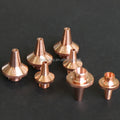 Youlike 3D Fiber Laser Pipe Cutting Nozzle M8*0.75 Wavelength 1064nm Copper/Chrome Plated Cutting Machine Consumable 0.03kg New