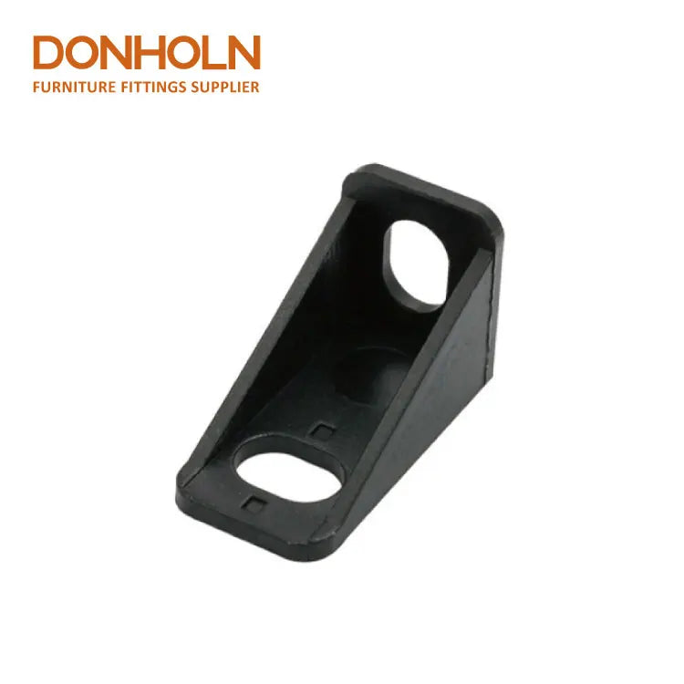 AC6010 Angle Corner Bracket for Furniture 90 Degree Corner Support L Shape Black Bracket  Brace