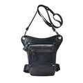 SG0437 Unisex PU Leather Cycling Phone Waist Belt Pack Fitness Elastic Fanny Pack Carnival Drop Leg Bag Bumbag MegaBDM