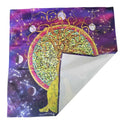 Custom Digital Retro Tree of Life Divination Wicca Velvet Square Altar Tarot Table Cloth