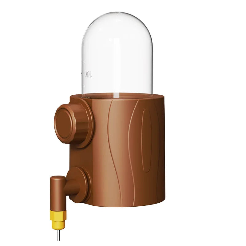 Lu Chong Durable Ball Vacuum Pet Water Feeder Eco-Friendly Plastic Water Bottle for Small Pets-Hamsters Dutch Pig Golden Bear