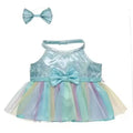 Factory Customizable 14\"-18\" Princess Bow Bear Outfit for Build-a-Bear Made of Cotton Cloth Free Shipping