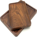Premium Walnut Wood Service Tray - Elegant & Durable for All Your Serving Needs Wooden Tray