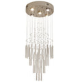 Modern Hotel Droplight Luxury Crystal Staircase Pendant Lamp Wall Chandeliers