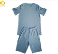 Women's Two Piece Outfit Short Sleeve T-shirt Tops Bodycon Shorts Pants Summer 2 Piece Tracksuit Sweatsuit Set